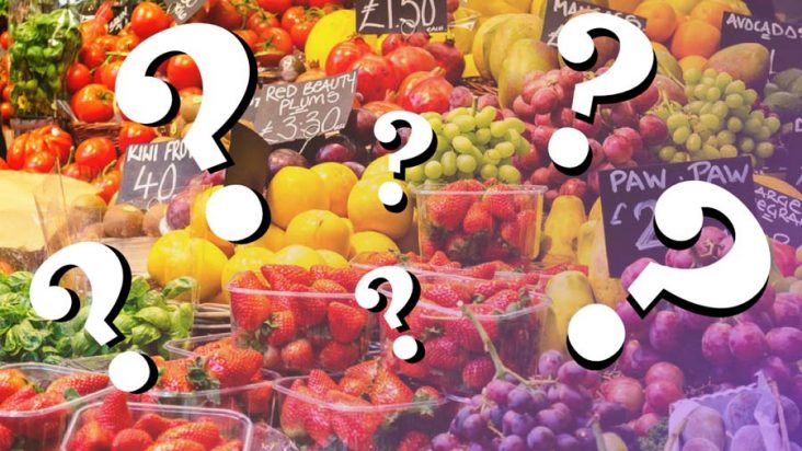 Trivia about naming fruits and vegetables
